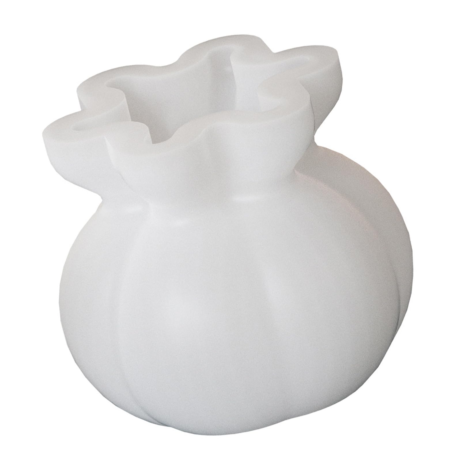 NEWFT Handcraft Blessing Bag Shaped Sturdy Silicone Mould for Unique Plant Pots Sturdy Cement Plaster Castes Tool Home Decorat