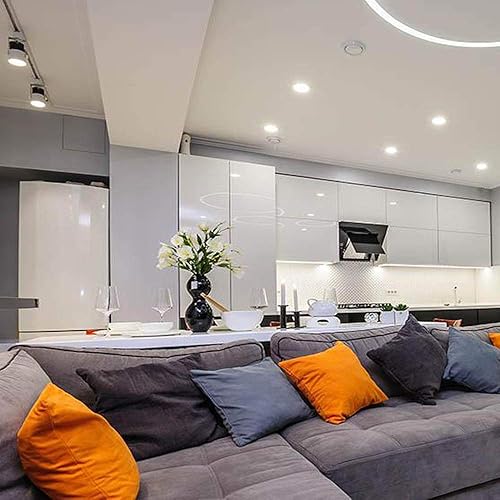 Miniatura 6 de KENESCALR PAR30 Bombillas LED de cuello largo, luz diurna de 5000 K, luz blanca regulable, halógeno de 12 W  75 W, base E26 de 1200 lm de 40 grados,