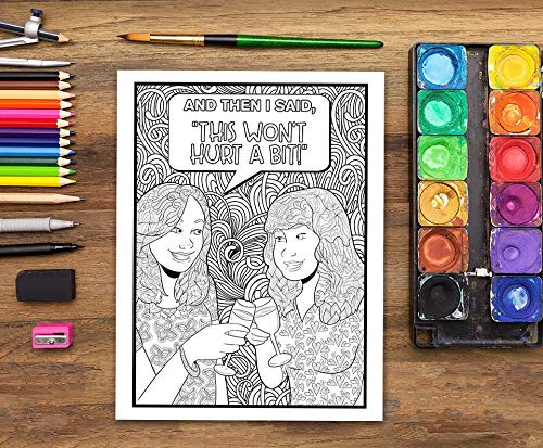Gray & Gold Publishing Papeterie Bleu Dental Life: A Snarky Coloring Book For Adults thumb #3