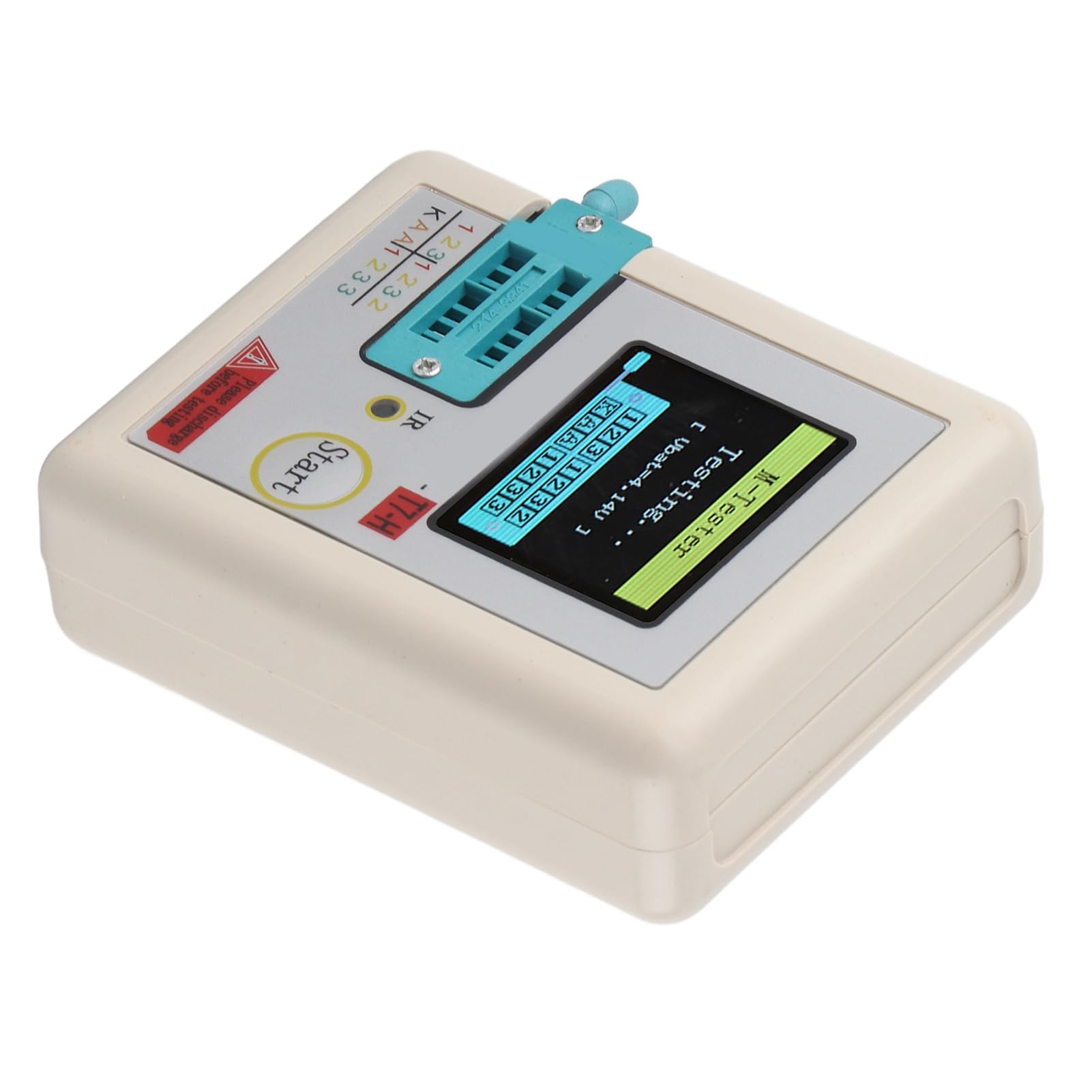 Testeur Transistor TC T7 H Testeur Affichage Graphique TFT Condensateur 25pF 100mF Résistance 0 01 50MΩ Testeurs Calibrateurs