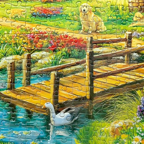Puzzle de 500 piezas para adultos - Rompecabezas - Spring Farm miniatura 4
