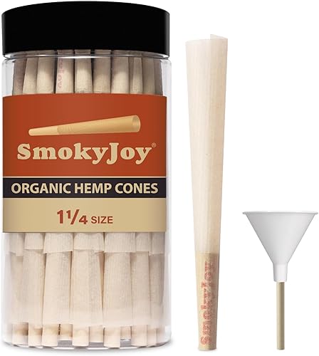 Paquete de 50 conos de tamaño 1 14  Papel preenrollado preenrollado con puntas de filtro y tubos de embalaje incluidos