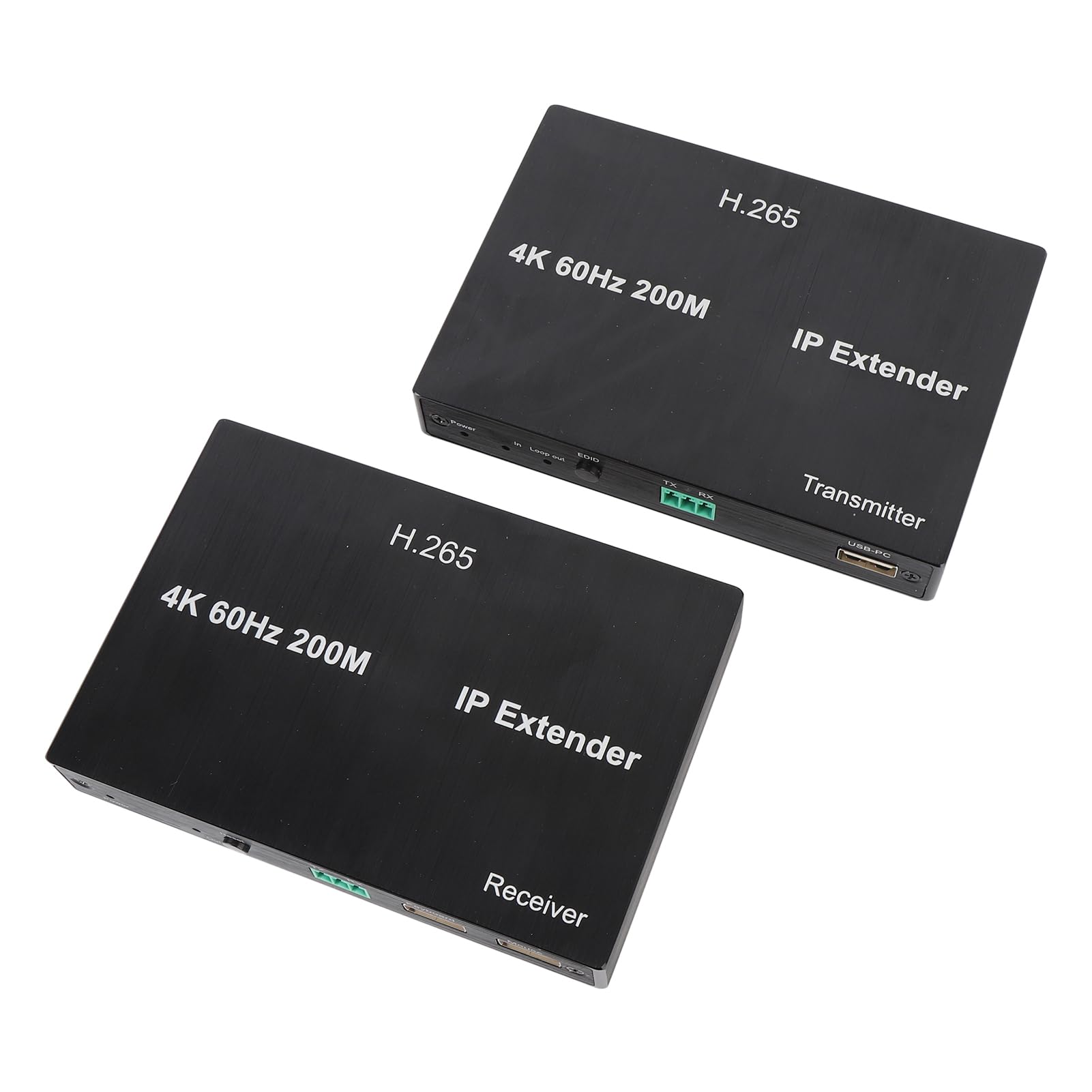 GOWENIC Adaptador USB2.0 KVM Ethernet 4K Plug and Play (Enchufe de la UE)
