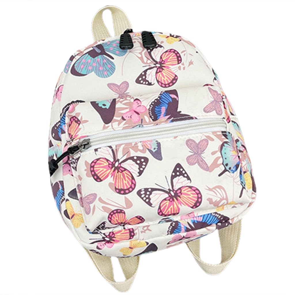 Women Small Backpack Casual Nylon Rucksack Daypack Animal Print Practical Travel School Bag