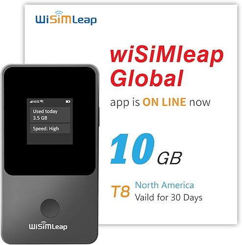 Miniatura 12 de Hotspot WiFi portátil para viajes 4G Hotspot móvil MiFi dispositivo WiFi portátil con 50 GB de datos globales