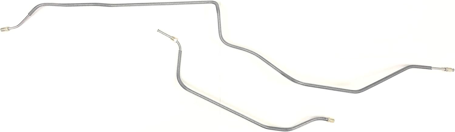 Rear Axle Brake Lines - Fits 75-81 Camaro With Standard Suspension - Stainless - The Stop Shop