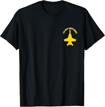 FA-18 Military Fighter Jet Aircraft Design T-Shirt