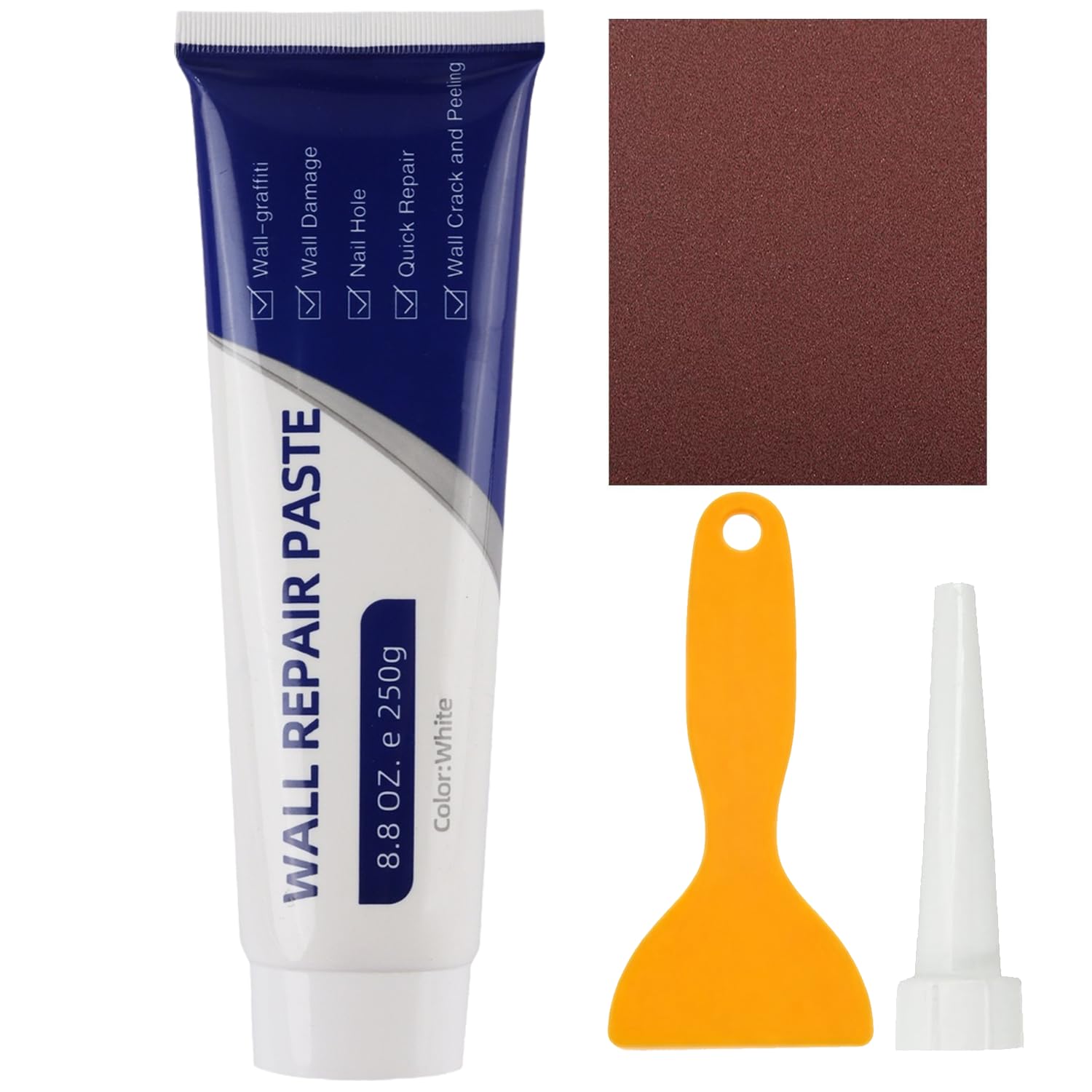 Wall Filler Repair Paste Kit, Quick Dry No Odor Safe Wall Mending Agent