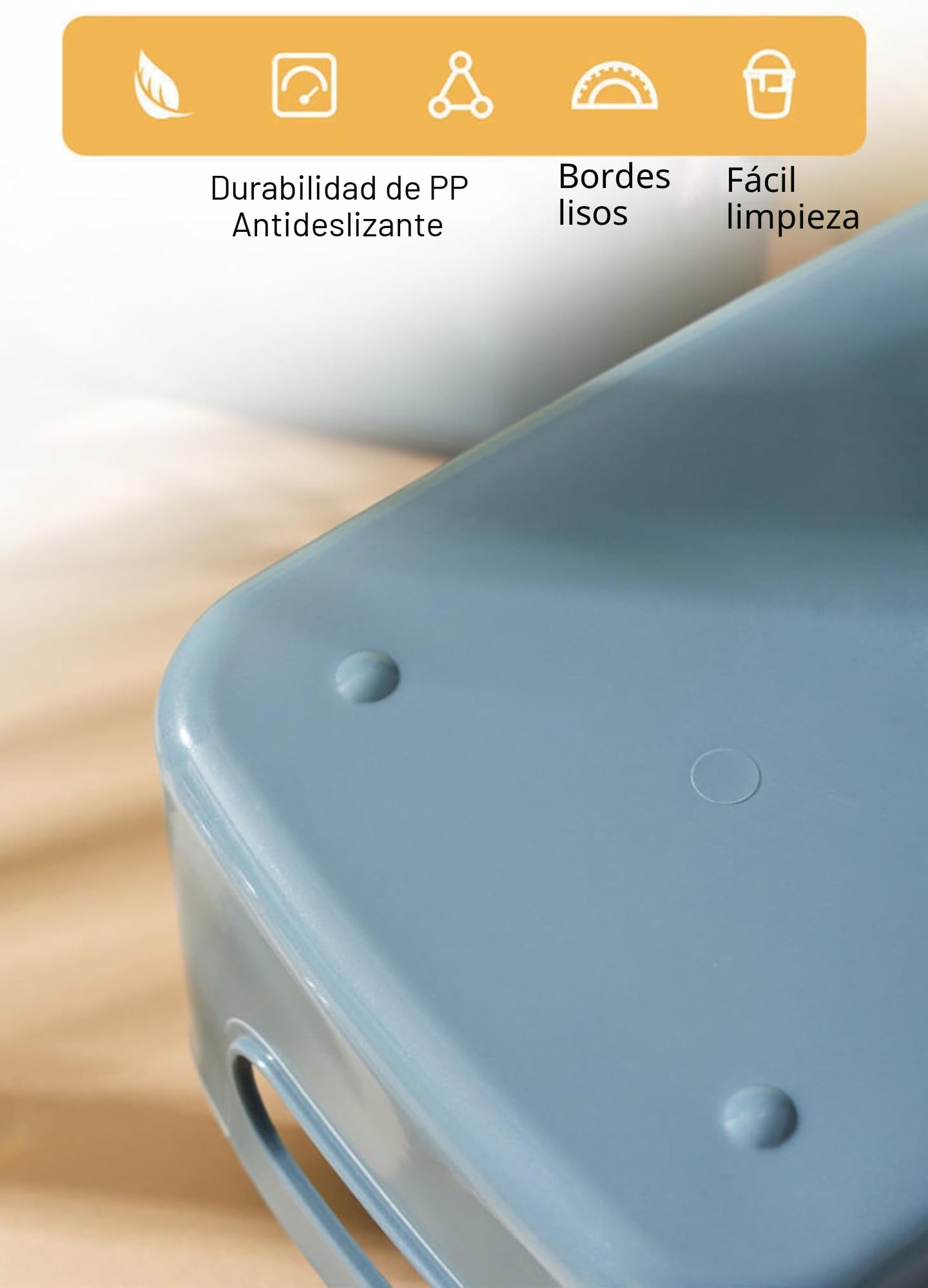 Cajas Almacenaje Plastico con Asa,Cajas Organizadoras de Plastico Adecuados para Usar en el Armario,la Cocina o el Baño (Gris, 30 x 20 x 12 cm/10 Pcs)