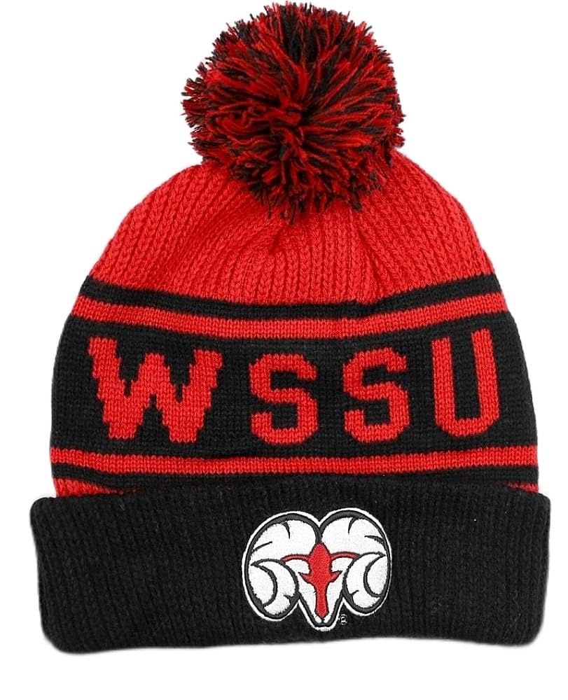 Big Boy Winston-Salem State Rams S246 Beanie with Ball [Black] - ID#137981