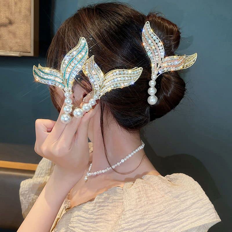 Decorazione Acconciatura Capelli Con Strass Argento - Foto 12