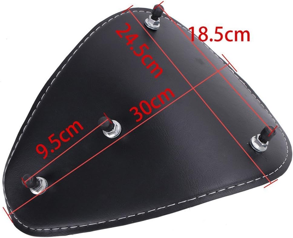Black SOLO Seat Bracket Spring Base Mount Kit Barrel Spring For Sportster Chopper Bobber Custom Dyna
