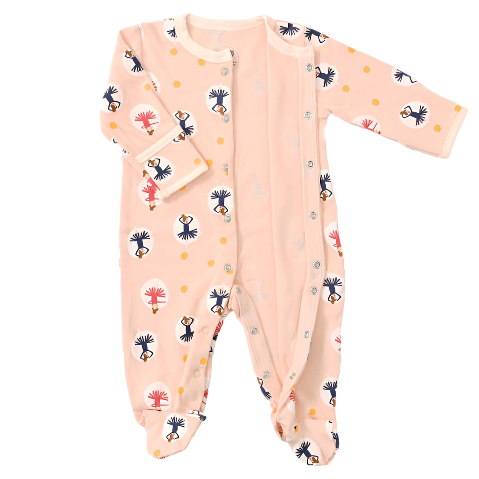 amropi Baby Mädchen Schlafstrampler 3er Pack Jungen Pyjamas Baumwolle Overalls Strampler für 0-12 Monate