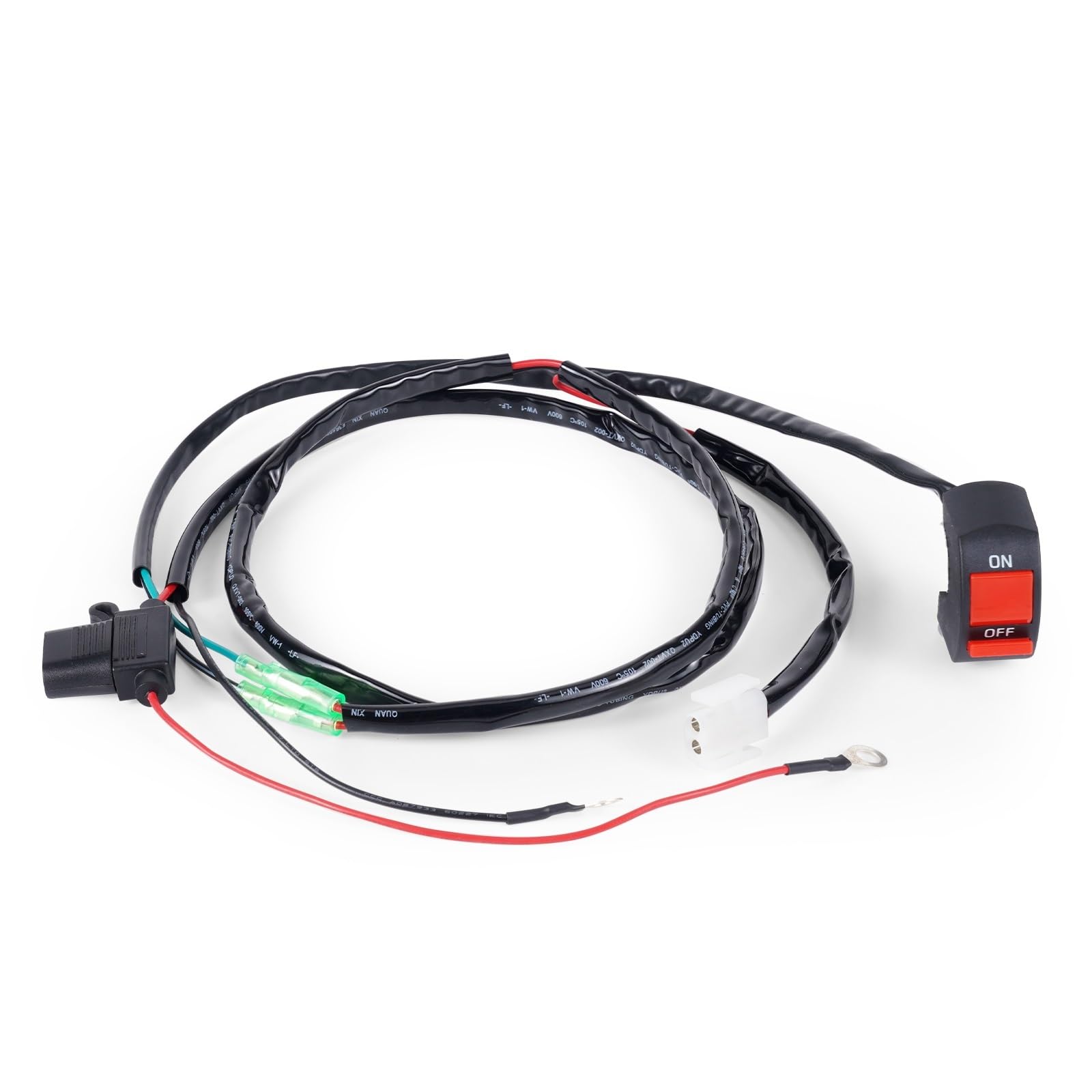 Einbausatz Lüfter Passend für TBI EXC 300 EXCF 350 SX 250 SXF 450 2024 2025 Elektrischer Kühlerlüftersatz für TE300 EC300 Lüftersteuergerät(Dark Grey)