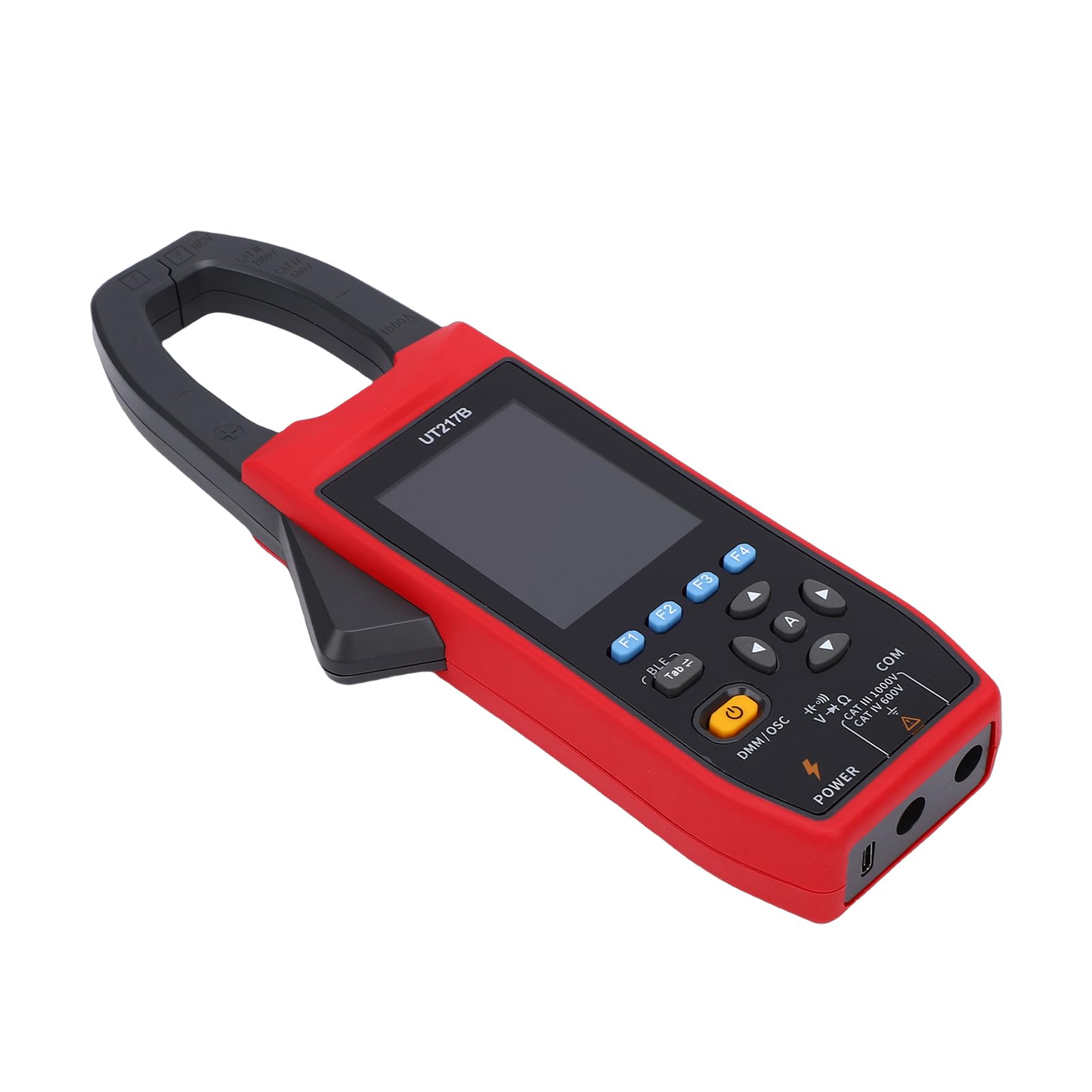 Irfora Pinza Amperometrica Multimetro Oscilloscopio NCV Registrazione Dati AC DC Test di Tensione e Corrente Tester Portatile per Professionisti Elettrici (17b)