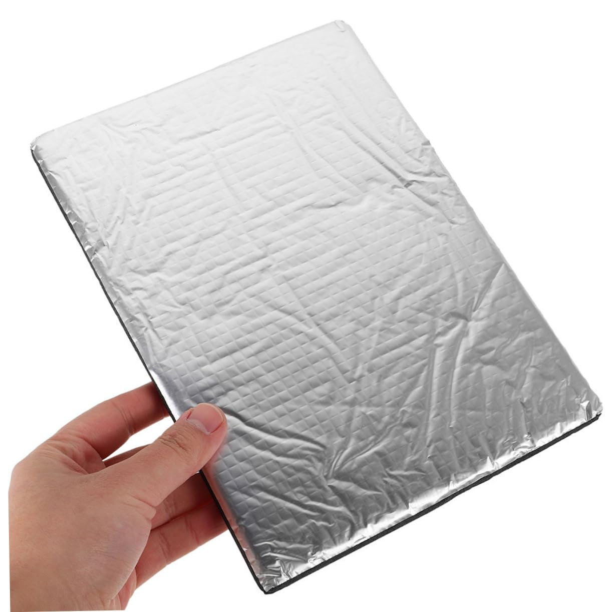50 Stück Auto Dämmmatte Aluminiumfolie Wärmedämmung Isoliermatte Geräuschreduzierung für Auto Büro Zuhause Hitzebeständig Vielseitig Einsetzbar Einfache Montage