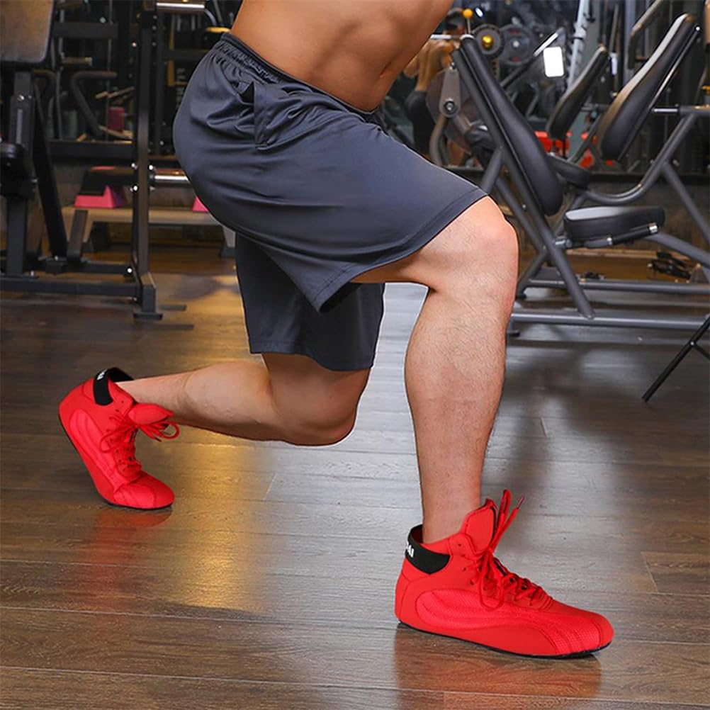 Buty do zapasów i boksu dla mężczyzn, młodzieży i kobiet, lekkie, oddychające, antypoślizgowe, do przysiadów, kulturystyki i treningu fitness