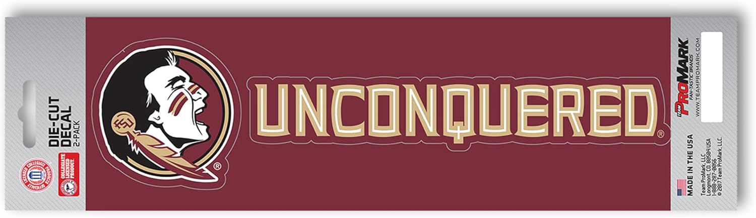 FANMATS NCAA Unisex-Adult NCAA Slogan Decal Pack