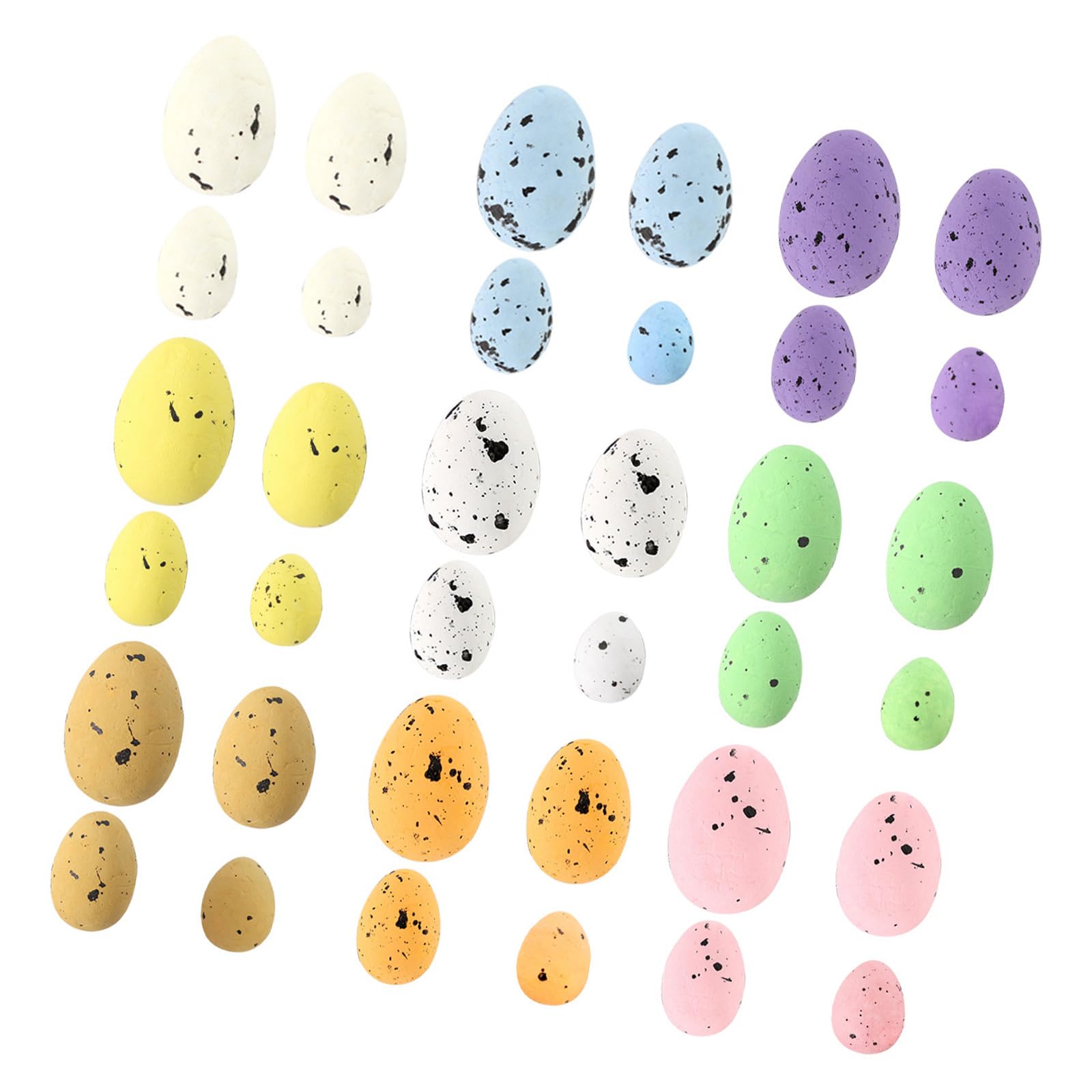our fave 200Pcs Colorful Foam Easter Eggs Decoration for Basket Fillers Holiday and Birthday Decoration Festival Celebration Season Eggs