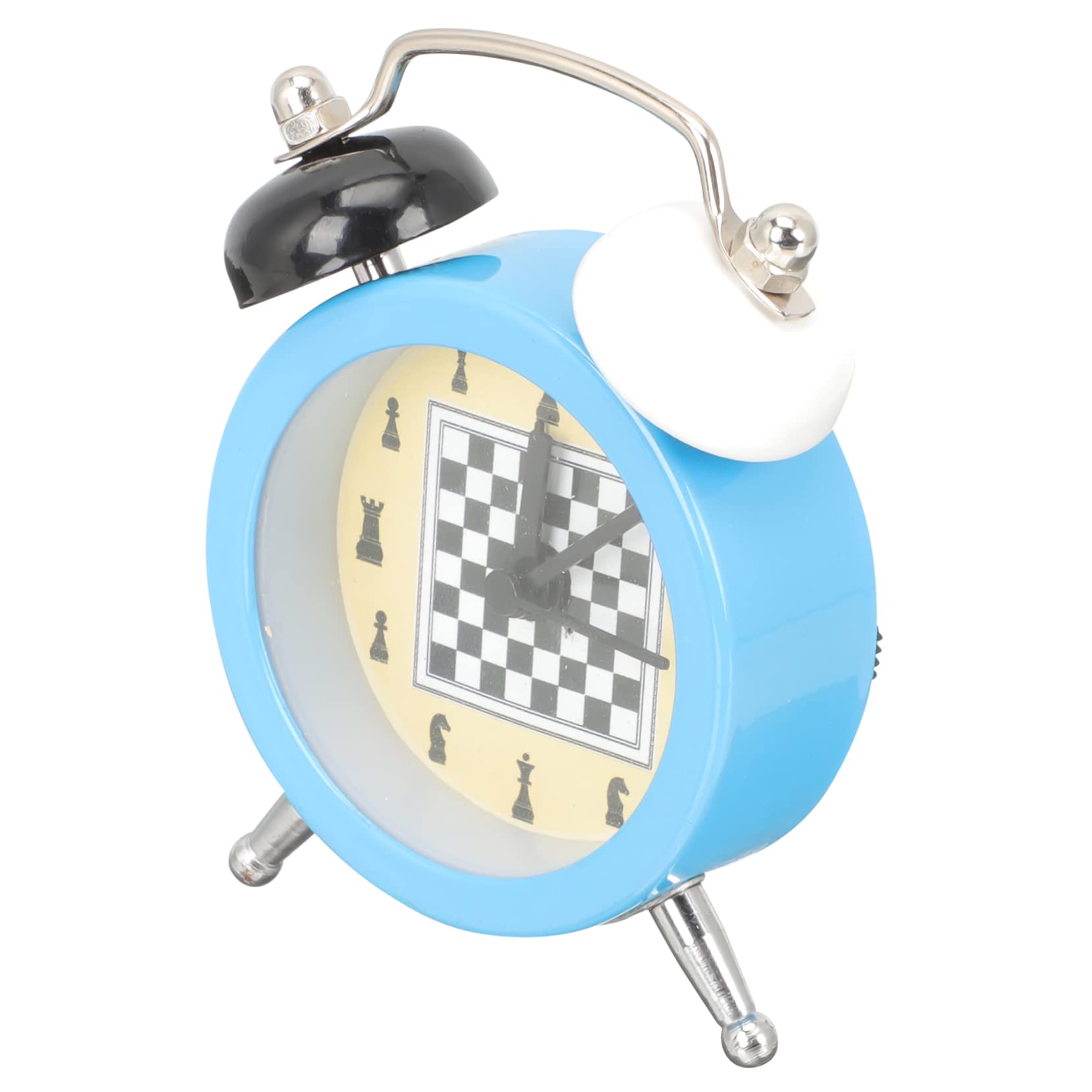 PRETYZOOM Chess Alarm Clock Mini Desktop Chess Timer for Bedroom Household Use Battery Operated Clock Random Color
