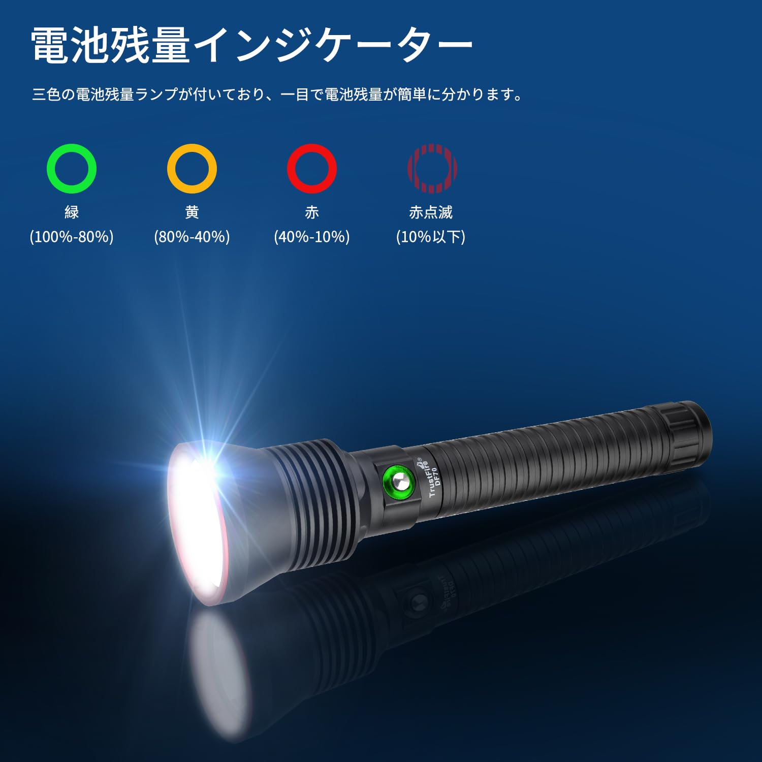 Amazon.co.jp: TrustFire DF70 水中ライト ダイビングライト ダイバー