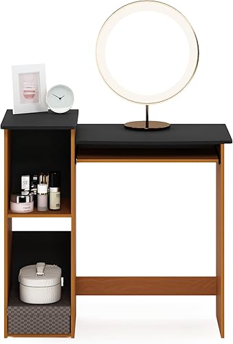 Miniatura 27 de Furinno Econ - Escritorio multiusos para computadora, color cereza claro/negro cereza claro/ negro,Espresso,Roble