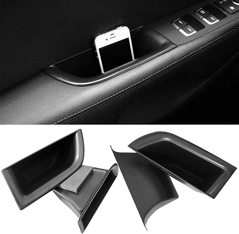 Organizador de porta Vesul em ABS para Kia Sorento 2016 a 2020 – Kit com 4 unidades
