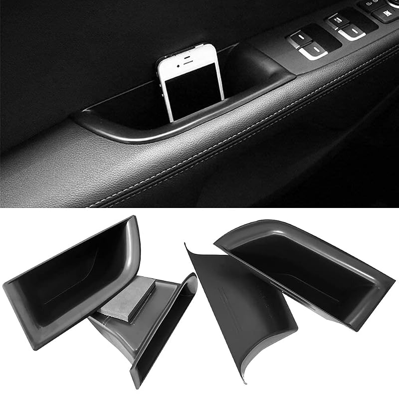 Organizador de Porta para Kia Sorento 2016 a 2020 em ABS com Acabamento Fosco Vesul, 4 peças