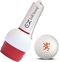 Vista 29 de Sello de Bola de Golf/Sello - Marcador de Tinta de Secado Ultra Rápido y Sin Manchas para Personalizar Tu Bola (Toro Rojo)