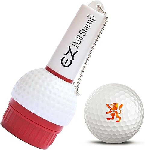 Miniatura 29 de Sello de Bola de Golf/Sello - Marcador de Tinta de Secado Ultra Rápido y Sin Manchas para Personalizar Tu Bola (Toro Rojo)