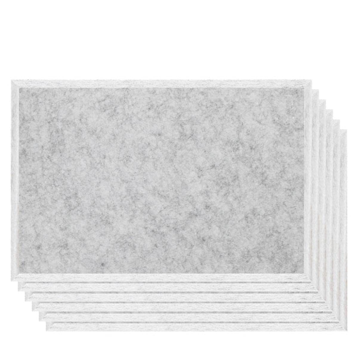 Panel de insonorización 6 piezas aislante acústico estudio de música pegatinas de pared aislantes que absorben el sonido de grabación en casa/habitación ruido-China, 4-gris plateado, 1 cm de alta