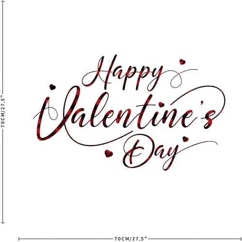 Miniatura 2 de Adhesivo adhesivo de pared para el día de San Valentín, calcomanía de vinilo para decoración de pared del hogar, calcomanías de pared extraíbles