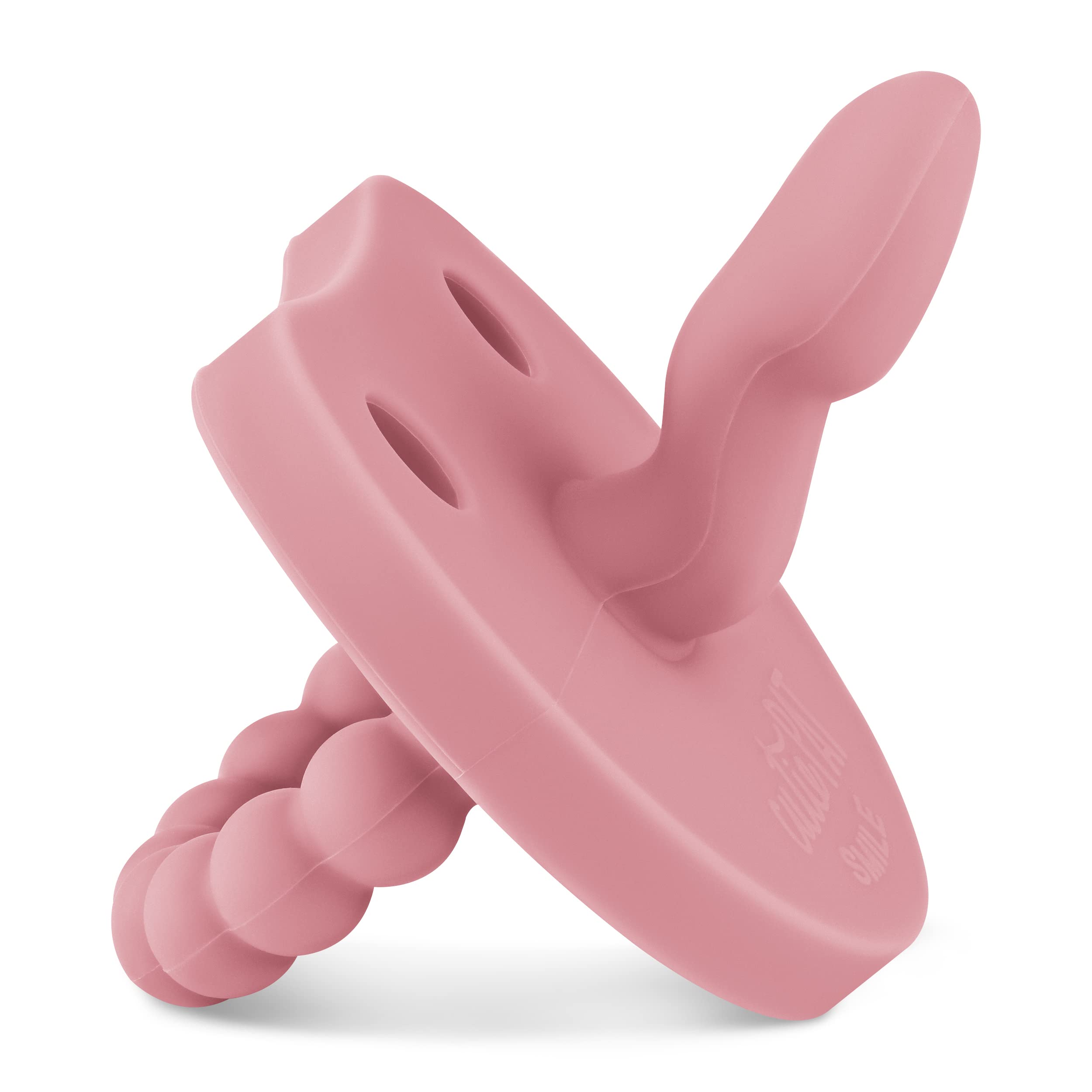 Ryan & Rose Cutie PAT Smile - Orthodontic Pro Pacifier and Teether (Rose)