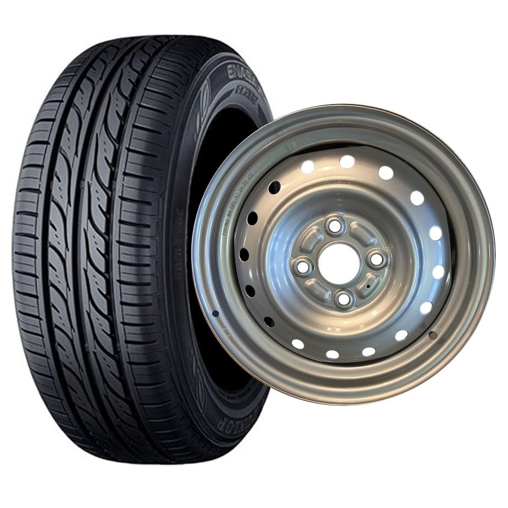 No.703　ダンロップ EC202　タイヤ 2019年製 155/65R14　スズキ純正ホイール 4穴 PCD100　4本セット エナセーブ ダンロップ EC202 LTD 155/65R14 75S ケイフィネスカップ