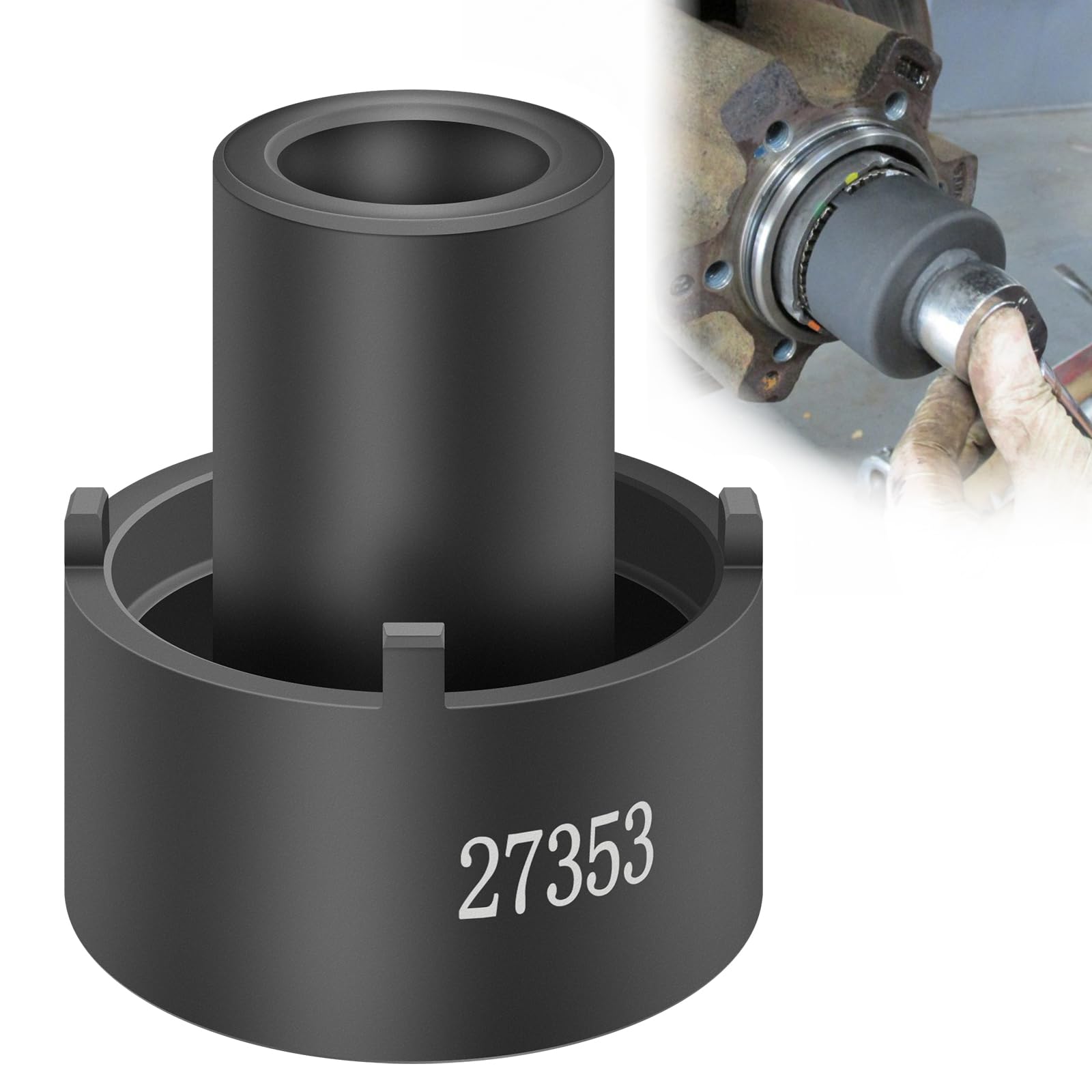 可変アクスル L150 250 350 235等 Amazon.com: 27353 Rear Axle Nut Wrench for Ford F-250, F-350, F