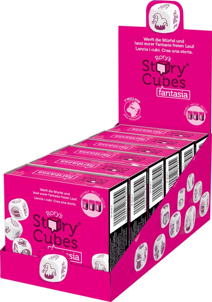 Asmodee Rory's Story Cubes Actions - Gioco Di Dadi Per Inventare Storie - Edizione Italiana