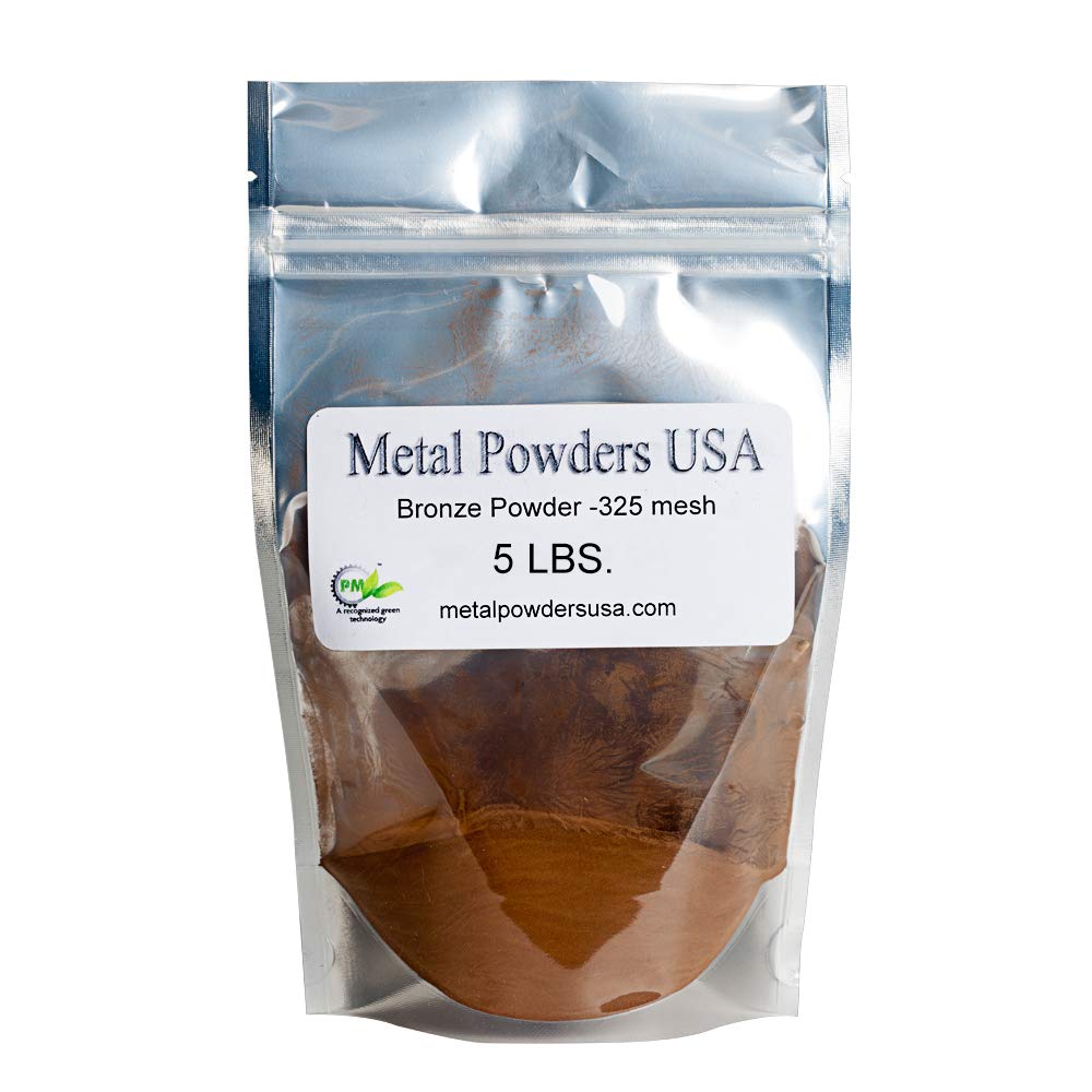 Premium Grade Bronze Powder -325 Mesh Five Pounds (5LBS) Rapid Shipping