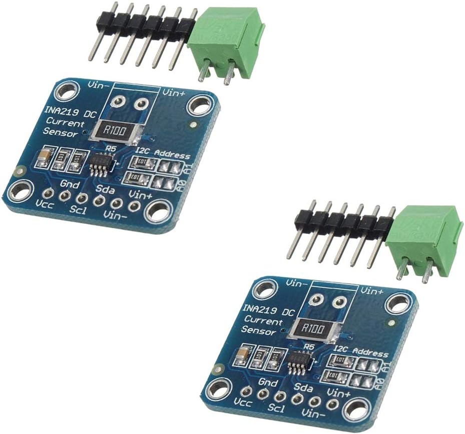 HiLetgo 2pcs INA219 I2C Bi-directional DC Current Power Supply Sensor Breakout Module