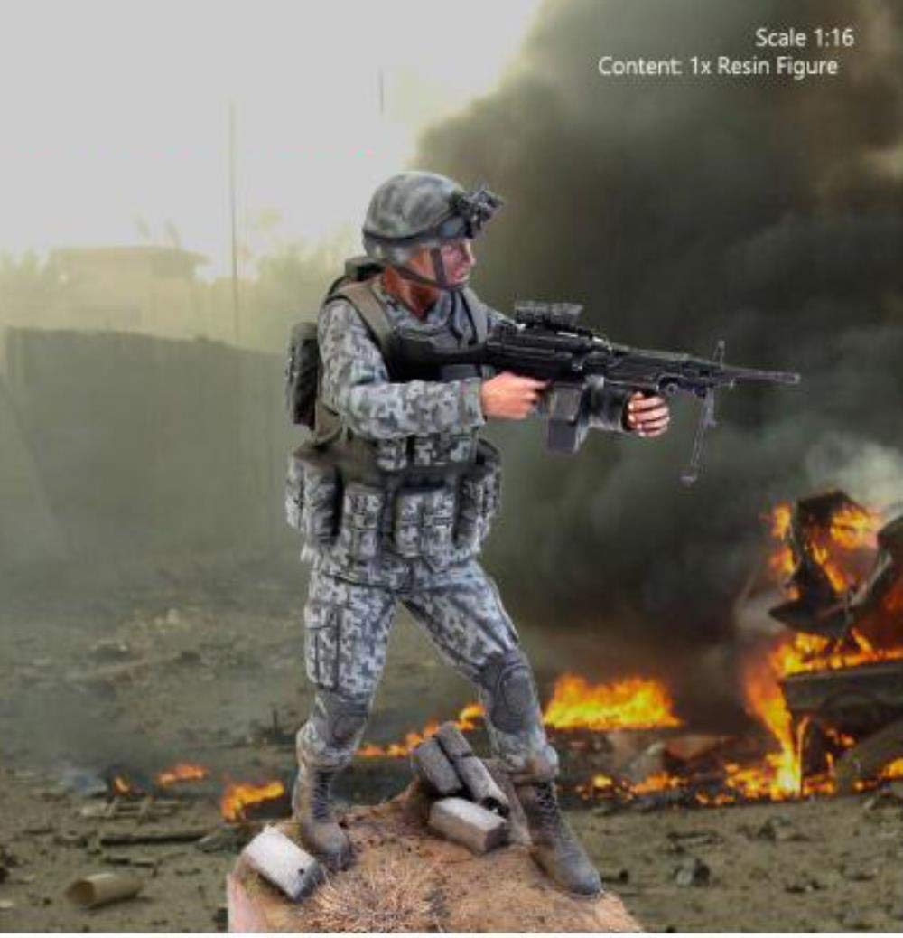 Figurine Irak 1/16 en résine haut de gamme, miniature US moderne 120mm