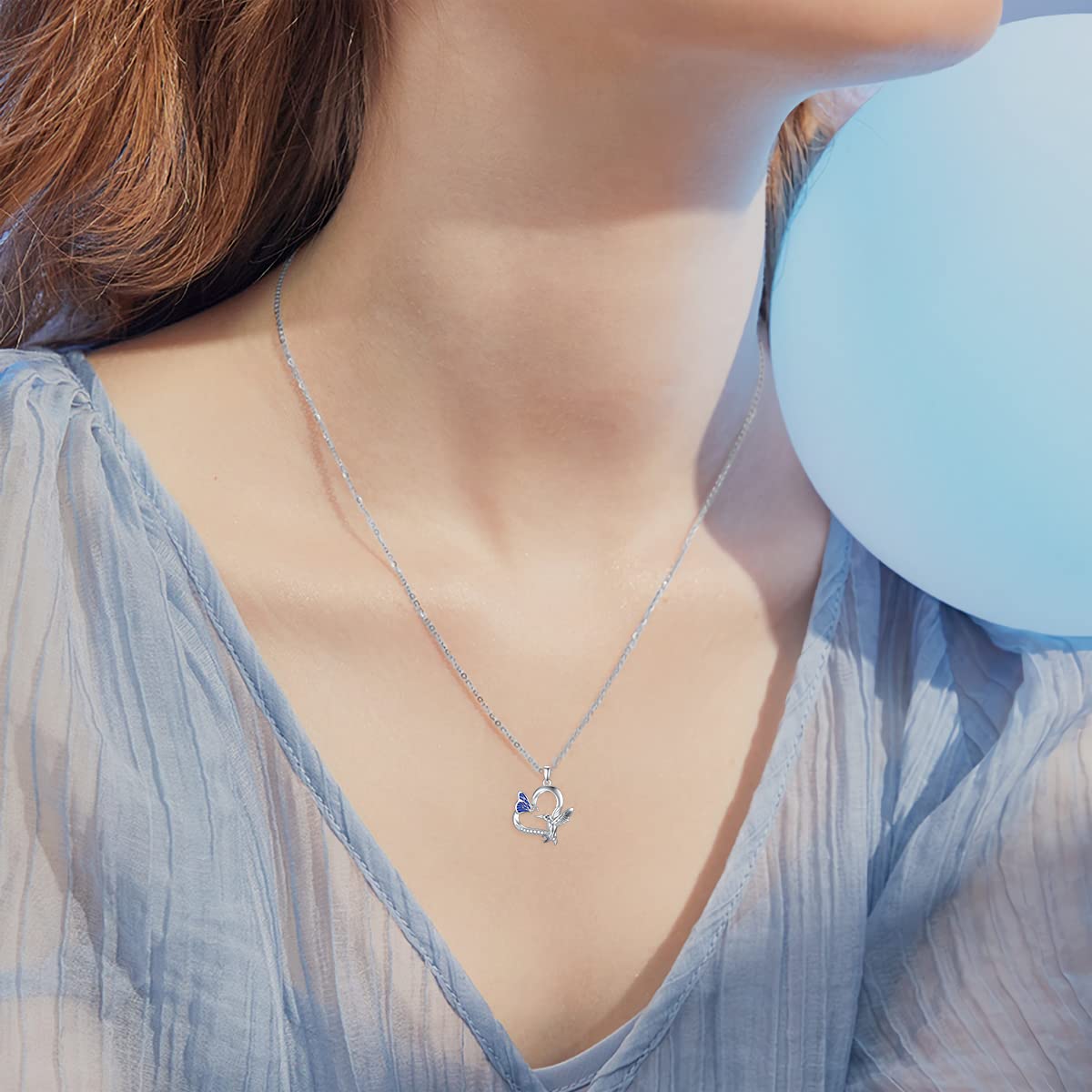 PROESS Highland Cow/Eulen/Schmetterling/Kolibri/Frosch/Eichhörnchen/Roter Panda/Otter Anhänger Halskette Tier Schmuck Geschenke für Damen Mädchen Mutter Tochter