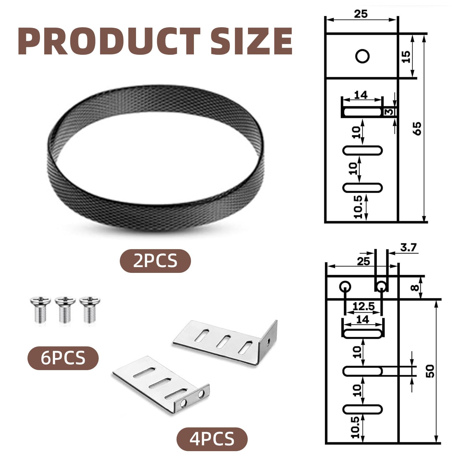 Kit de réparation de tiroir 2 pièces – Fixation rapide pour tiroirs affaissés ou cassés, supports de tiroir pour le fond des tiroirs affaissés, sangles de renfort et supports pour chambre à coucher