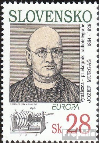 Prophila Collection Slovacchia Michel.-No..: 191 (Completa Edizione) 1994 Invenzioni (Francobolli per i Collezionisti)