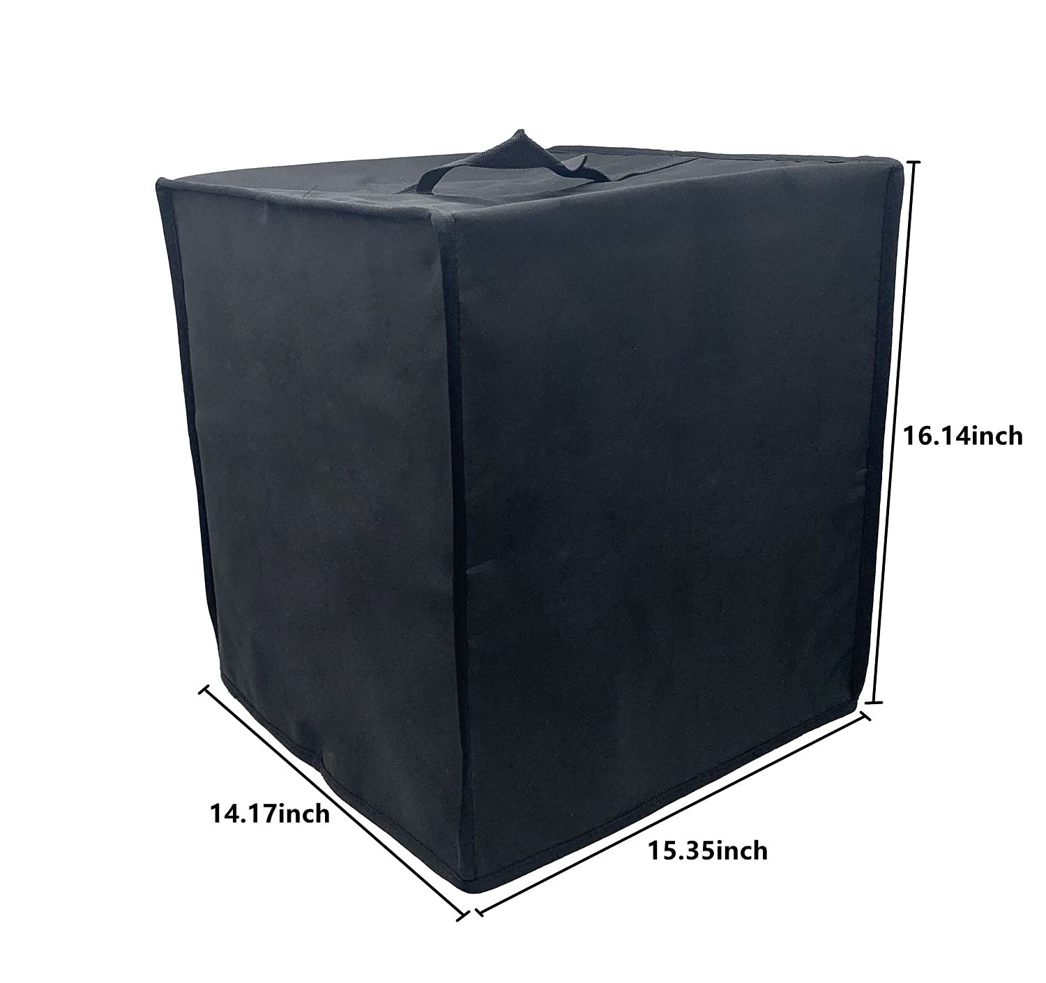Wanty Staubschutz-Hülle Für Iconites 1800 W / Moosoo 1700 W Air Fryer Ofen – Schwarz, Nylon, 39x36x41 Cm
