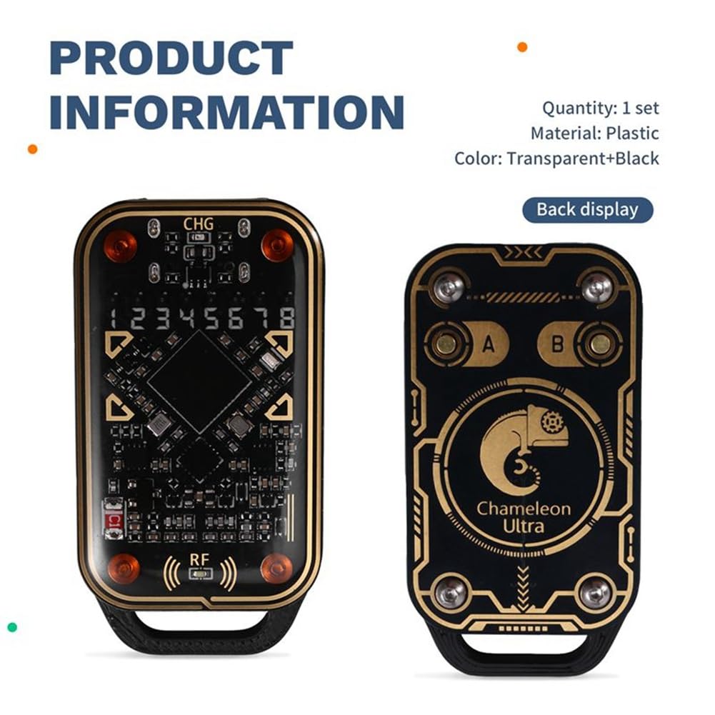 Chameleon Ultra V3.0 czytnik kart inteligentnych RFID 125 kHz 13,56 MHz ID IC karta inteligentna NFC Tag Copyer +2 x UID brelok