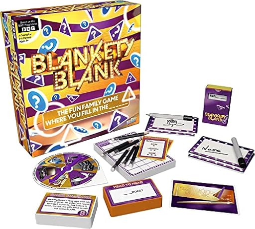 Big Sky Games Blankety Blank | Juego de Mesa de Programa de televisión | A Partir de 8 años | 3-6 Jugadores – Versión inglesa | Ya disponible en tu tienda friki favorita! En mundofriki.es! Big Sky Games Blankety Blank | Juego de Mesa de Programa de televisión | A Partir de 8 años | 3-6 Jugadores – Versión inglesa | Ya disponible en tu tienda friki favorita! En mundofriki.es!