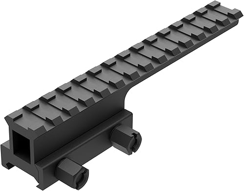 14-Slot Picatinny Weaver Riser Mount, (1"0.83"0.5" Height), 5.7" Length Flat Top Mount Adapter and Riser