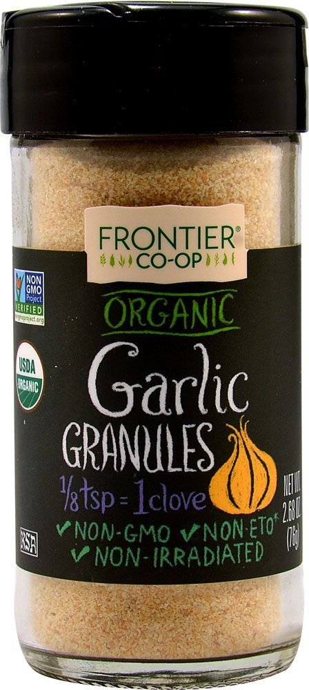 Frontier Herb Ssnng Garlic Granule Org Bttl2