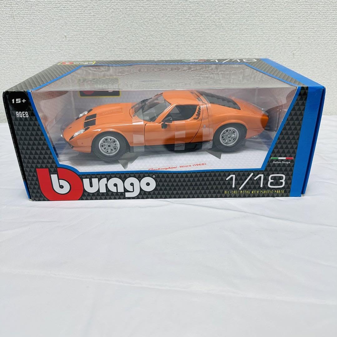 Amazon.co.jp: 1 18 ランボルギーニ ミウラ ブラゴ burago