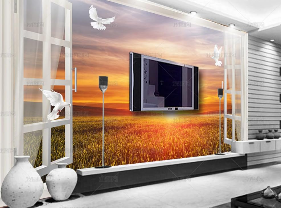 Poster géant mural au fini intissé premium pour chambre et salon