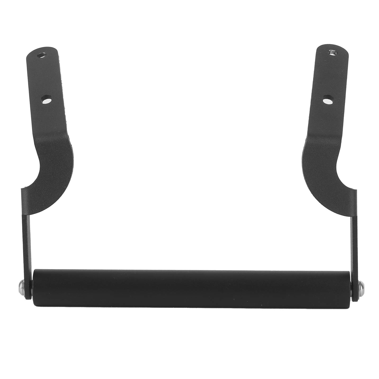 Kit staffa navigazione moto, supporto anteriore GPS per telefono, metallo robusto e durevole nero, supporto universale per smartphone e dispositivi GPS, installazione semplice